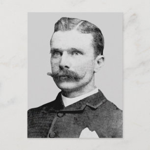 Carte Postale Bass ~ Sam Western Outlaw Train Rober