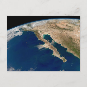 Carte Postale Basse Californie Et Côte Pacifique Du Mexique.