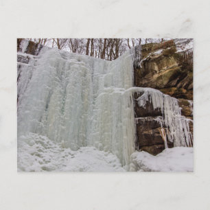 Carte Postale Basse-Dundee Chutes gelées en hiver, Dundee, Ohio