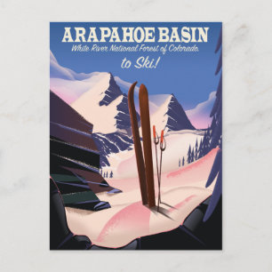 Carte Postale Bassin Arapahoe, Station de ski de White River Nat
