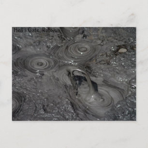 Carte Postale Bassin de boue de porte de l'enfer