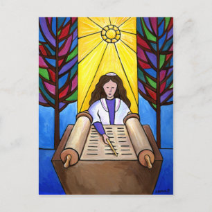 Carte postale bat mitzvah