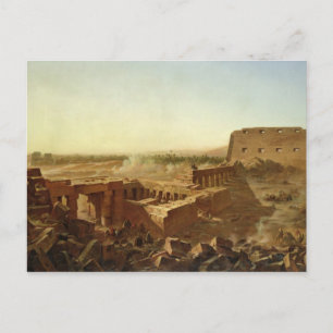 Carte Postale Bataille au temple de Karnak