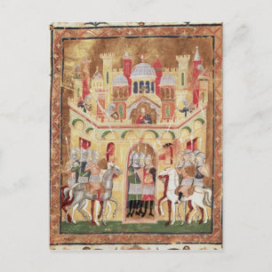 Carte Postale Bataille aux murs de Jérusalem