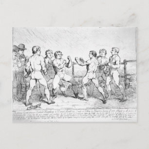 Carte Postale Bataille célèbre entre R.Humphreys et D.