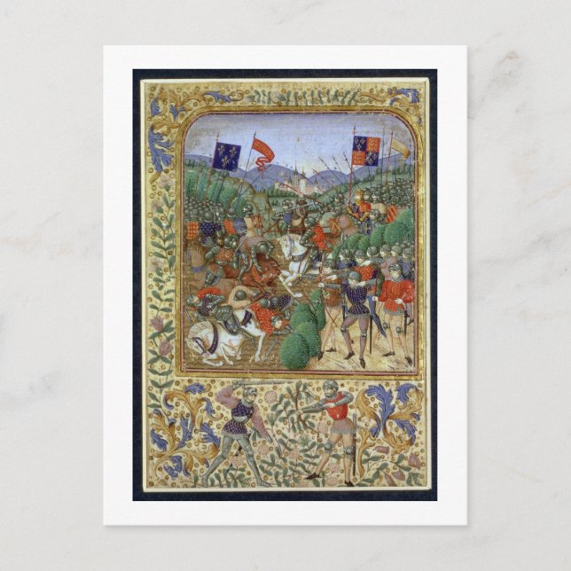 Carte Postale Bataille d'Agincourt, le 25 octobre 1415 (la (Devant)