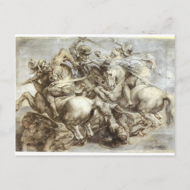 Carte Postale Bataille d'Arezzo anghiari (Devant)