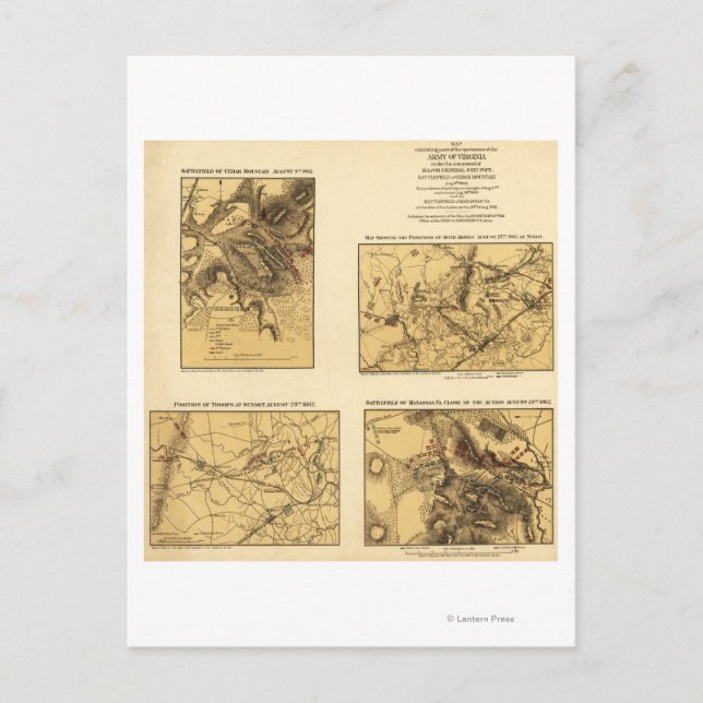 Carte Postale Bataille de Bull Run 5 (Devant)