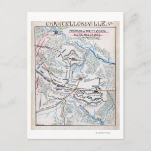 Carte Postale Bataille de Chancellorsville 3