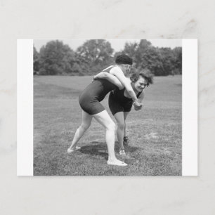 Carte Postale Bataille de chats, début des années 1900