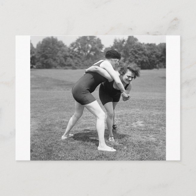 Carte Postale Bataille de chats, début des années 1900 (Devant)