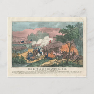 Carte Postale Bataille de Chickamauga