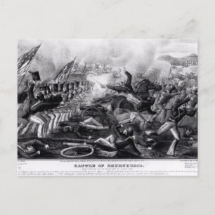 Carte Postale Bataille de Churubusco