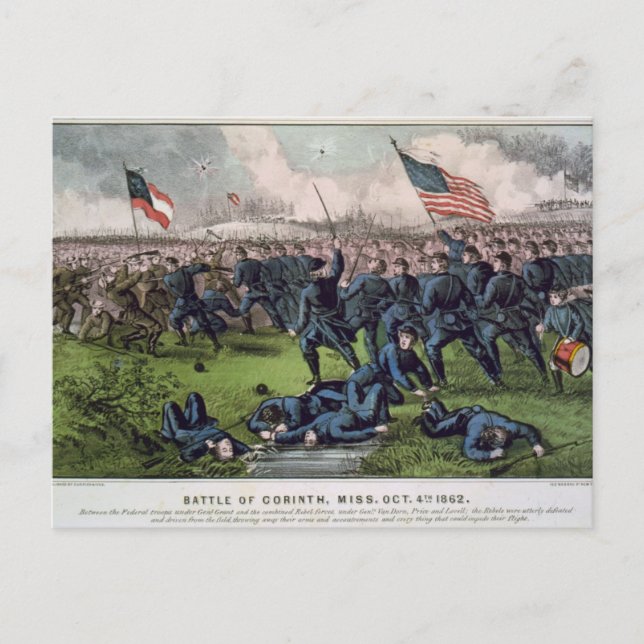 Carte Postale Bataille de Corinth (Devant)