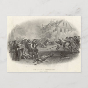 Carte Postale Bataille de Germantown