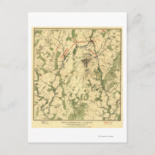Carte Postale Bataille de Gettysburg 12