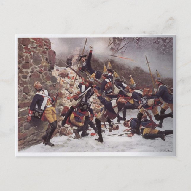 Carte Postale Bataille de Leuthen (Devant)