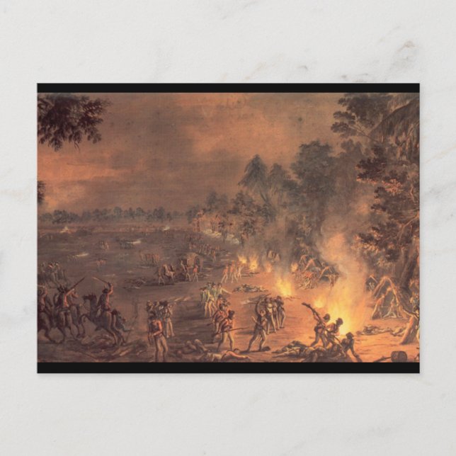 Carte Postale Bataille de Paoli (Devant)