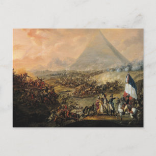 Carte Postale Bataille de Pyramides, le 21 juillet 1798