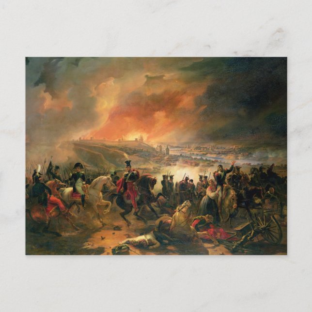 Carte Postale Bataille de Smolensk, 17 août 1812, 1839 (Devant)