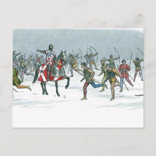 Carte Postale Bataille de Towton 1461 (Devant)