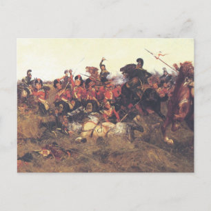 Carte Postale Bataille des Quatre Bras en 1815