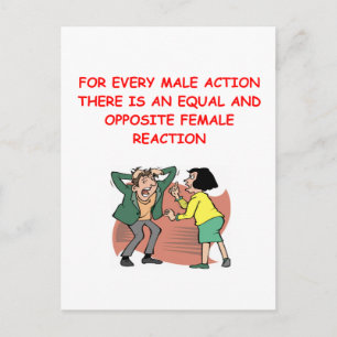 Carte Postale bataille des sexes