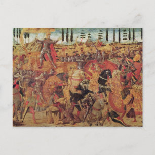 Carte Postale Bataille entre Darius et Alexandre le Grand