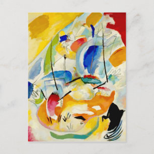 Carte Postale Bataille maritime de Kandinsky 1913