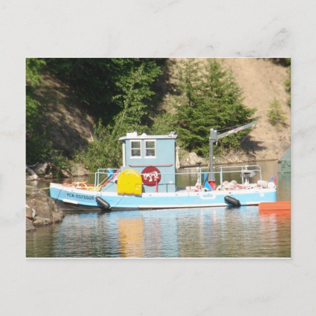 Carte Postale Bateau à moteur (Devant)