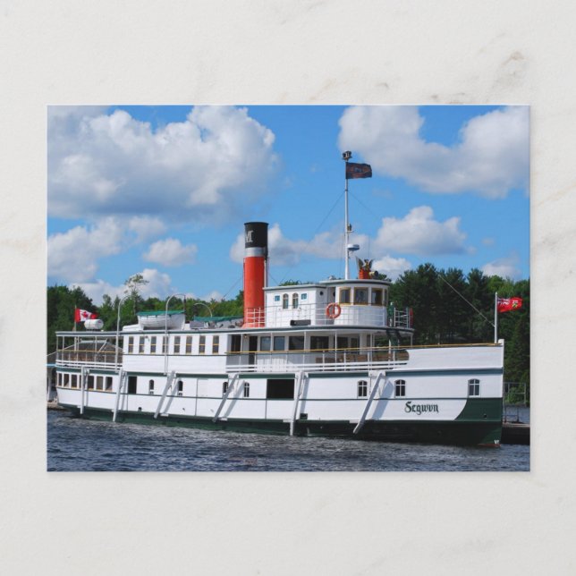 Carte Postale Bateau à  vapeur Segwun (Devant)