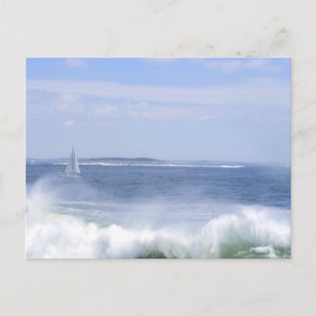 Carte Postale Bateau à voile (Devant)