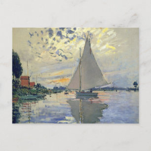 Carte Postale Bateau à voile au Petit-Gennevilliers par Claude M