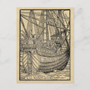 Carte Postale Bateau à voile Galleon