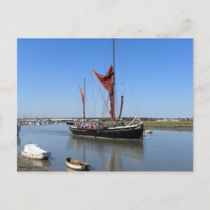 Carte Postale Bateau à voile Thames Barge