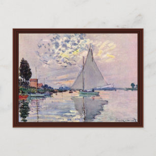 Carte Postale Bateau À Voilier Au Petit-Gennevilliers Par Claude