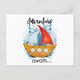 Carte Postale Bateau d'aventure