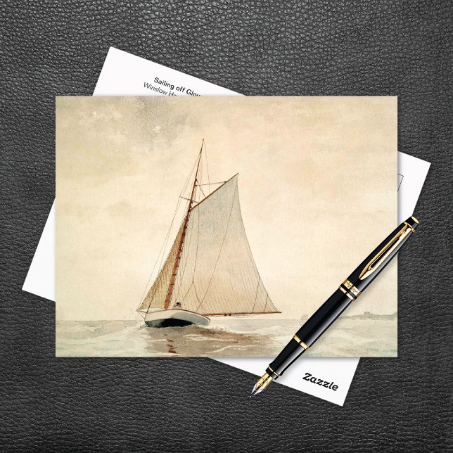 Carte Postale Bateau de Gloucester Winslow Homer (Créateur téléchargé)