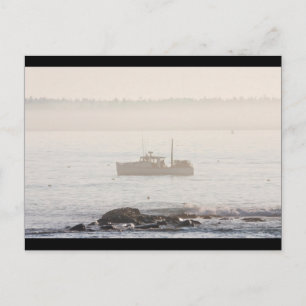 Carte Postale Bateau de homard au large de Mount Desert Island M