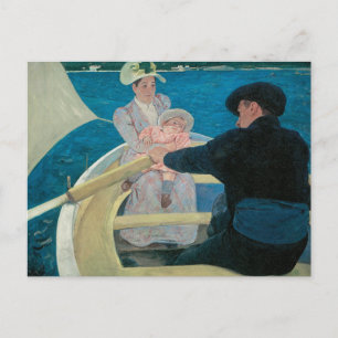 Carte Postale Bateau de Mary Cassatt, Art Vintage