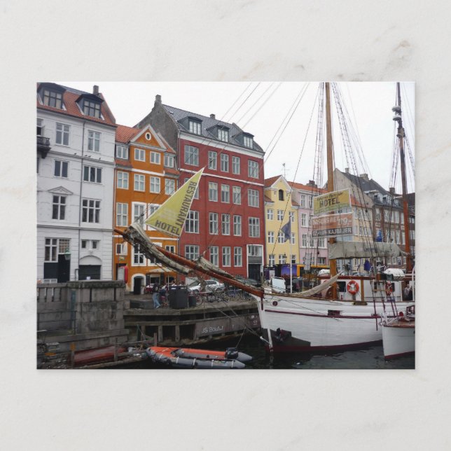 Carte Postale bateau de nyhavn (Devant)