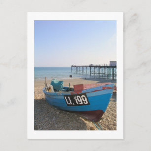 Carte Postale Bateau de pêche à Bognor Regis Sussex UK