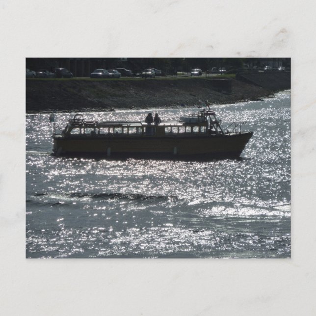 Carte Postale Bateau de plaisance, port de Cardiff Bay (Devant)