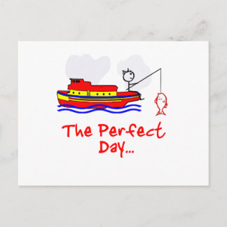 Carte Postale Bateau d'homme de pêche