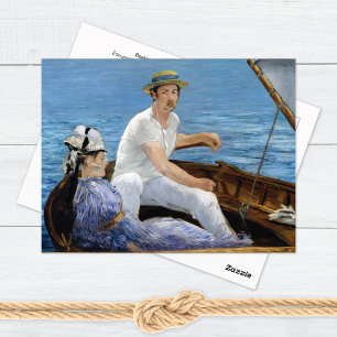 Carte Postale Bateau Edouard Manet Art