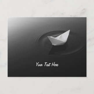 Carte Postale Bateau en papier Odyssey