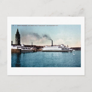 Carte Postale Bateau-ferry Tamalpais, Baie de San Francisco