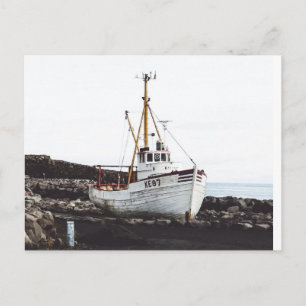 Carte Postale Bateau Islande