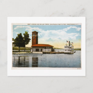 Carte Postale Bateau Landing et Miller Tower