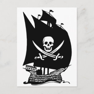 Carte Postale Bateau pirate